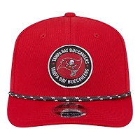 Youth Tampa Bay Buccaneers Red 2024 NFL Sideline New Era 9SEVENTY Stretch-Snap Hat