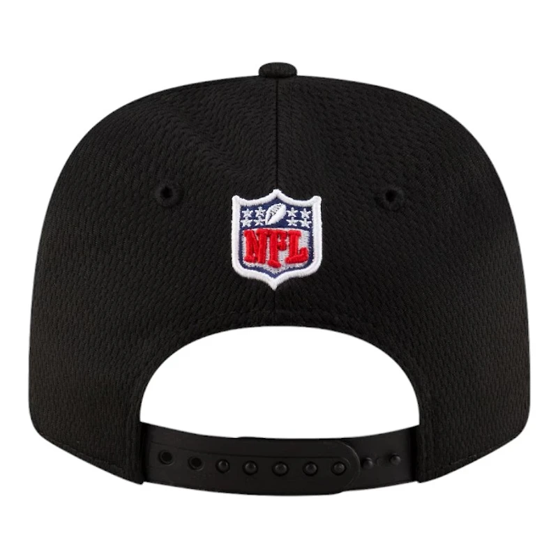 Youth Philadelphia Eagles Black 2024 NFL Sideline New Era 9SEVENTY Stretch-Snap Hat