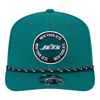 Youth New York Jets 2024 Green NFL Sideline New Era 9SEVENTY Stretch-Snap Hat