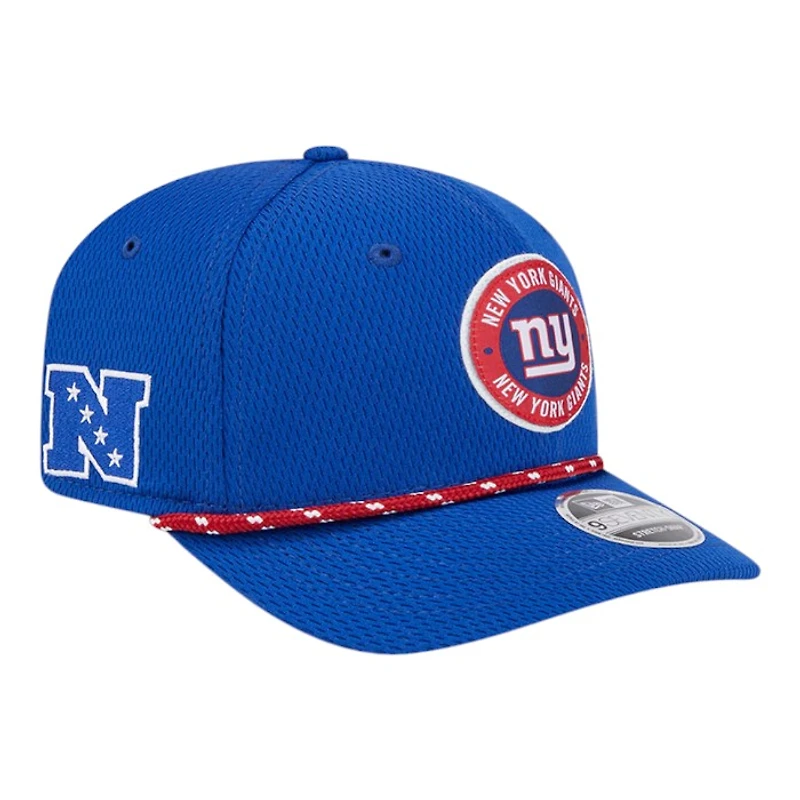 Youth New York Giants 2024 Royal Blue NFL Sideline New Era 9SEVENTY Stretch-Snap Hat