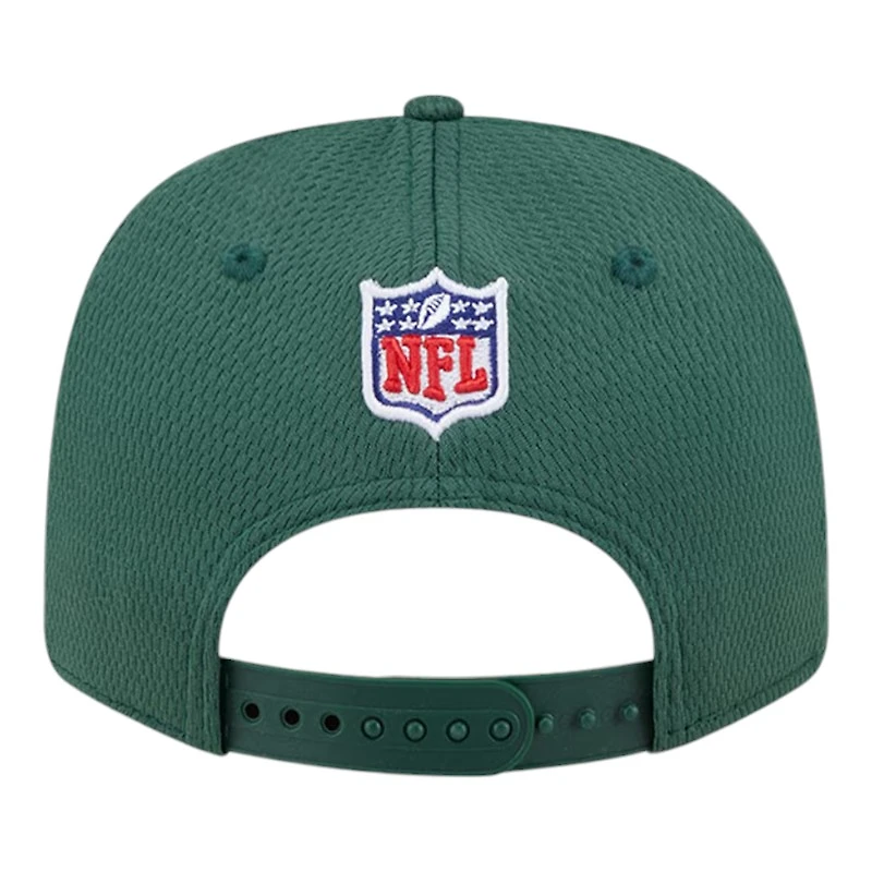 Youth Green Bay Packers Green 2024 NFL Sideline New Era 9SEVENTY Stretch-Snap Hat