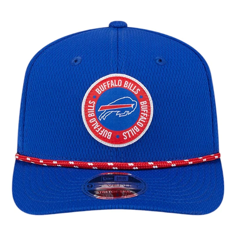 Youth Buffalo Bills Royal Blue 2024 NFL Sideline New Era 9SEVENTY Stretch-Snap Hat