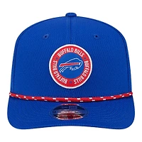 Youth Buffalo Bills Royal Blue 2024 NFL Sideline New Era 9SEVENTY Stretch-Snap Hat