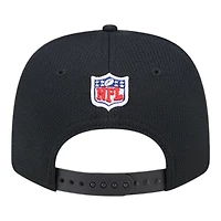 Youth Atlanta Falcons Black 2024 NFL Sideline New Era 9SEVENTY Stretch-Snap Hat