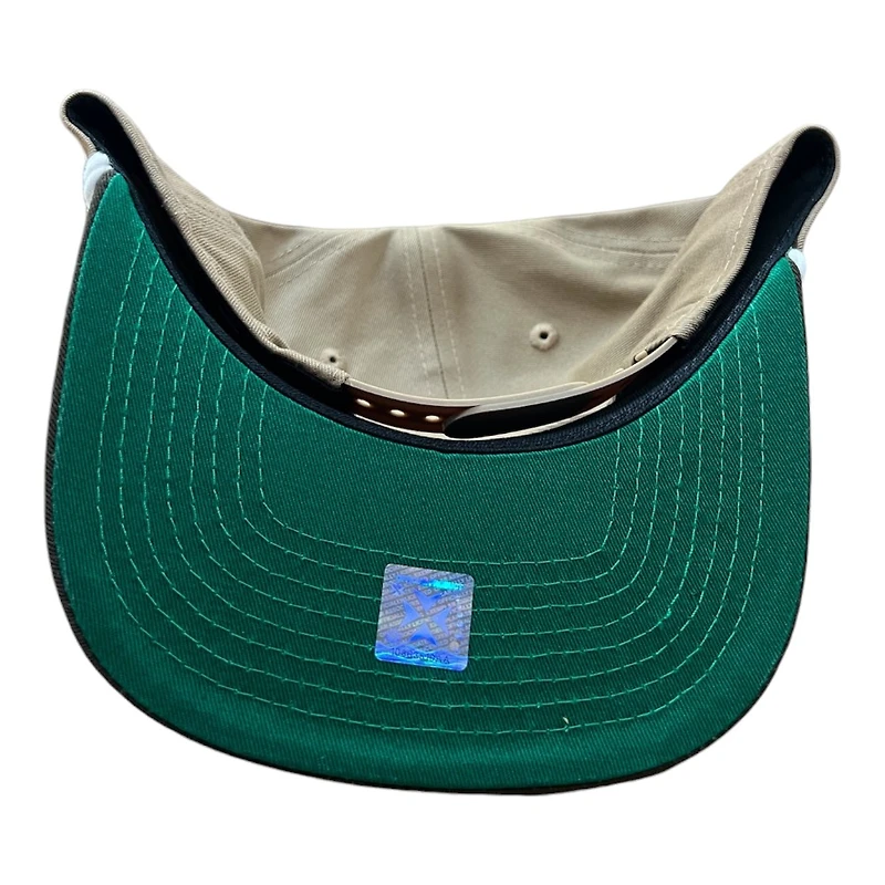 Wyoming Cowboys Brown and Dark Brown Logo Golfer Hat New Era Snapback