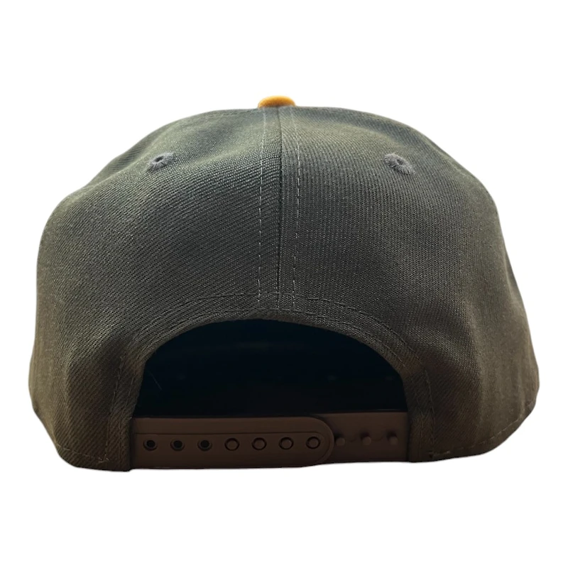 Wyoming Cowboys Brown and Yellow NCAA New Era 9FIFTY Snapback Hat