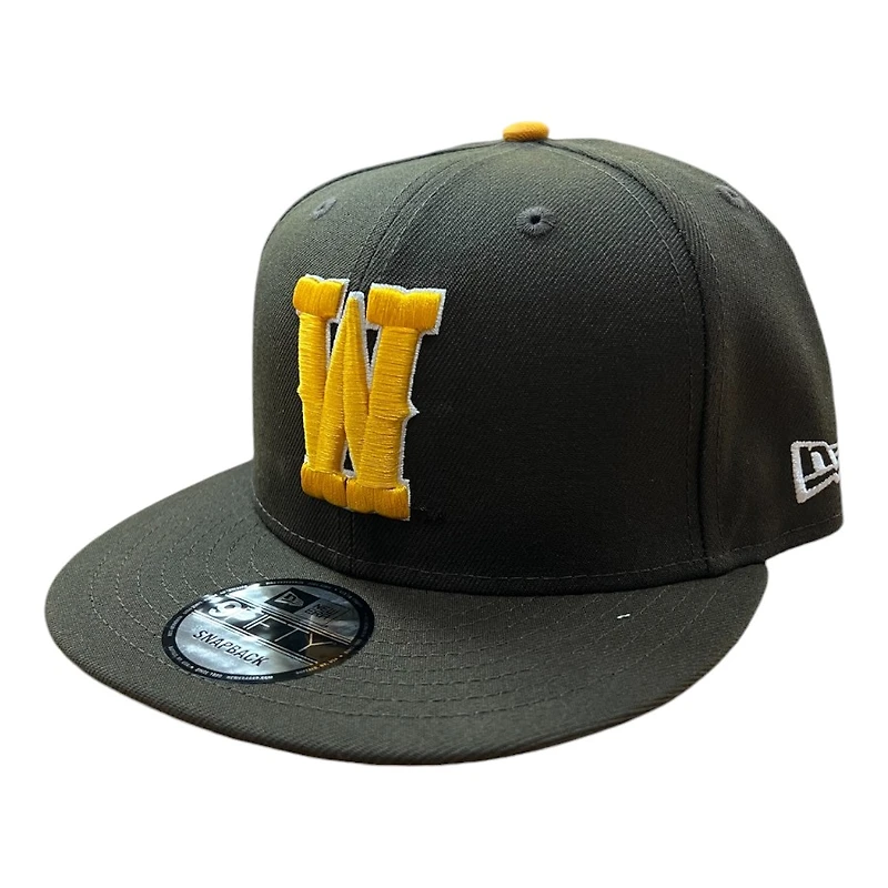 Wyoming Cowboys Brown and Yellow NCAA New Era 9FIFTY Snapback Hat