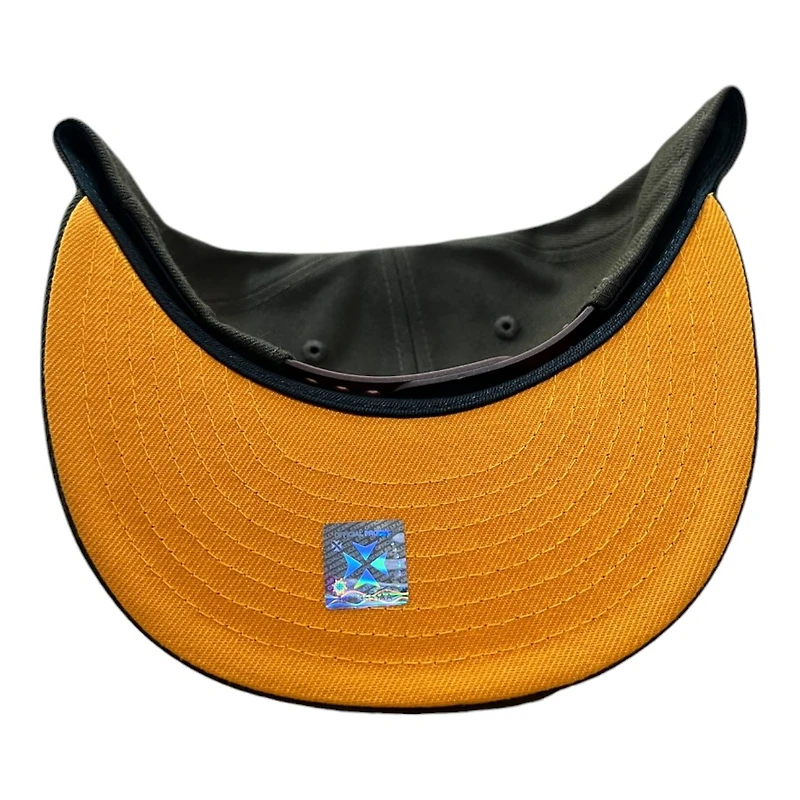 Wyoming Cowboys Brown and Yellow NCAA New Era 9FIFTY Snapback Hat