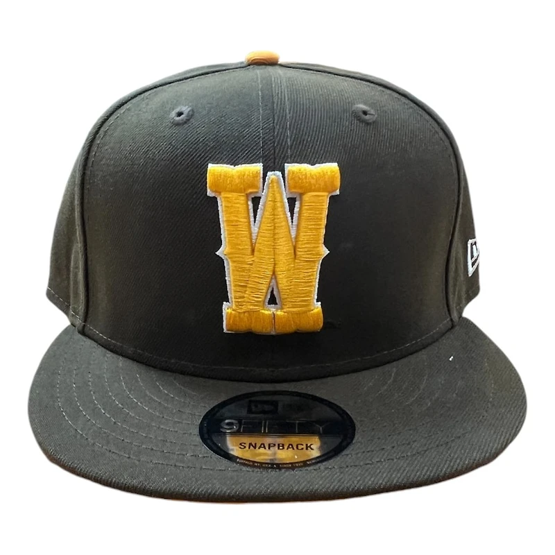 Wyoming Cowboys Brown and Yellow NCAA New Era 9FIFTY Snapback Hat