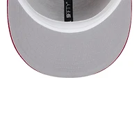 San Francisco 49ers Camel Brown and Red New Era 59FIFTY Fitted Hat