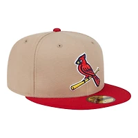 St. Louis Cardinals Camel Brown and Red New Era 59FIFTY Fitted Hat