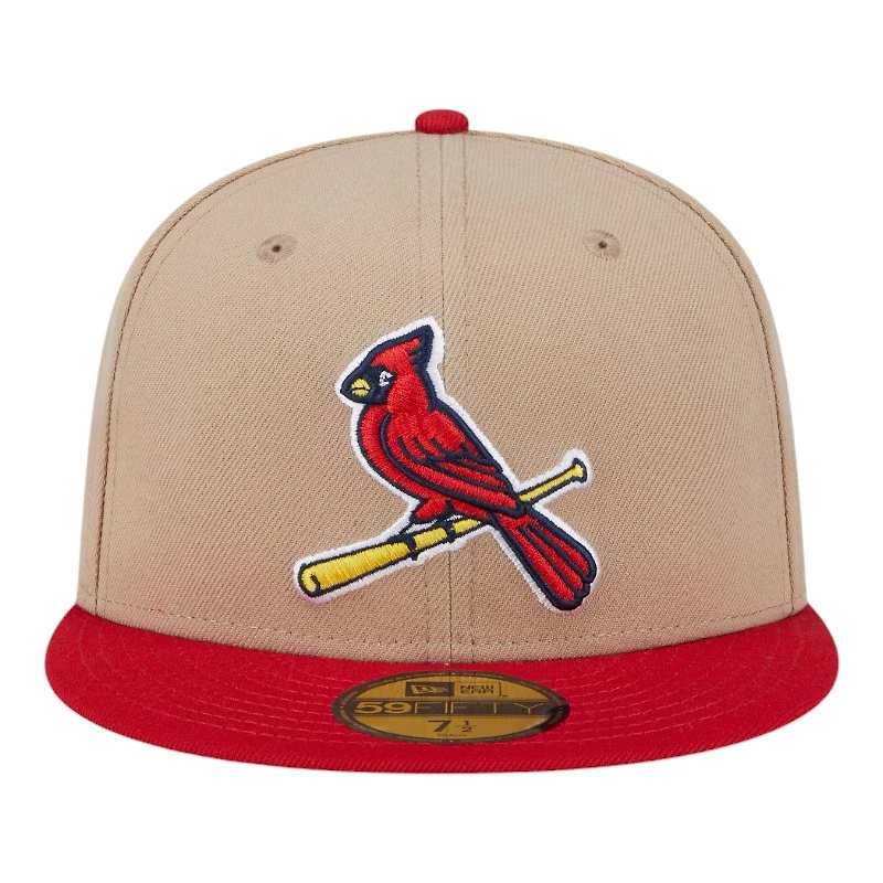 St. Louis Cardinals Camel Brown and Red New Era 59FIFTY Fitted Hat