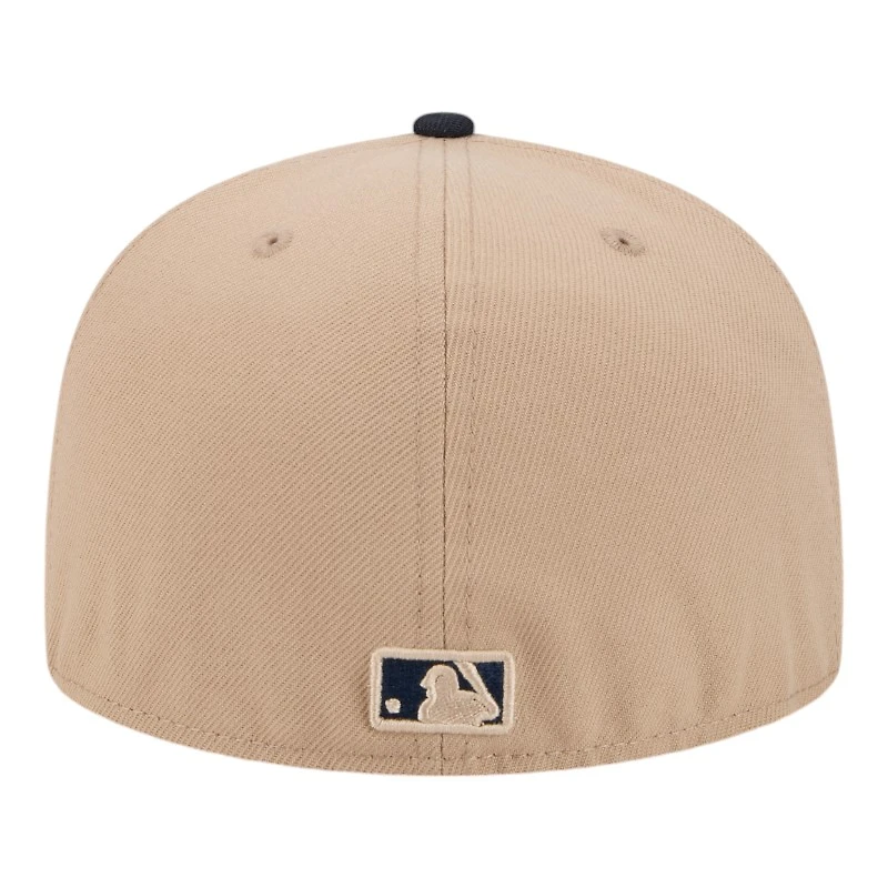 Seattle Mariners Camel Brown and Navy New Era 59FIFTY Fitted Hat