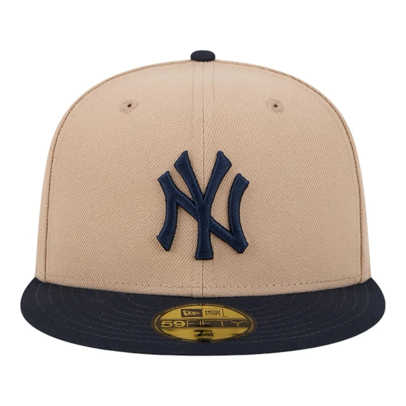 New York Yankees Camel Brown and Navy Era 59FIFTY Fitted Hat