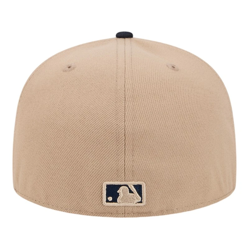 New York Yankees Camel Brown and Navy Era 59FIFTY Fitted Hat