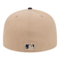 New York Yankees Camel Brown and Navy Era 59FIFTY Fitted Hat
