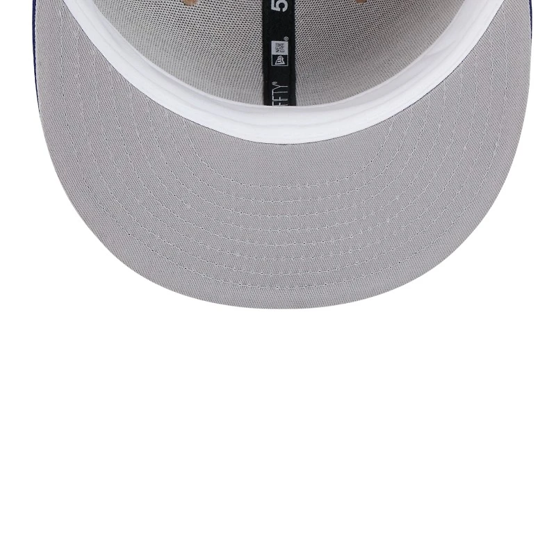Los Angeles Dodgers Camel Brown and Royal Blue New Era 59FIFTY Fitted Hat