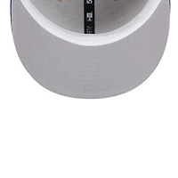 Los Angeles Dodgers Camel Brown and Royal Blue New Era 59FIFTY Fitted Hat