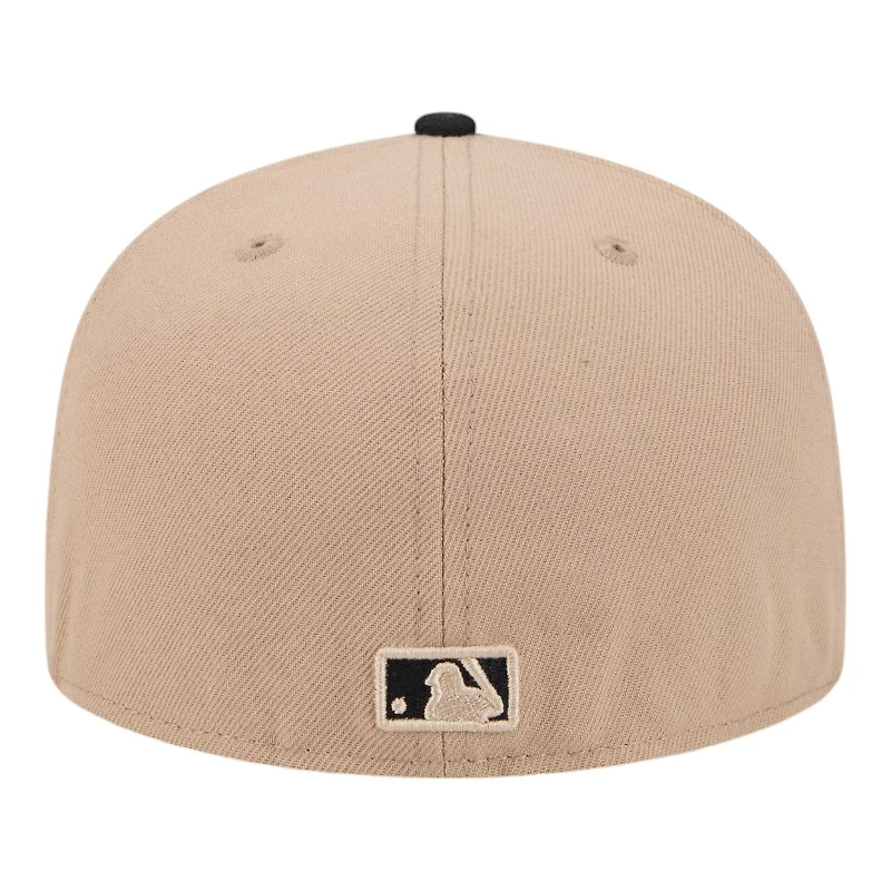 Chicago White Sox Camel Brown and Black New Era 59FIFTY Fitted Hat