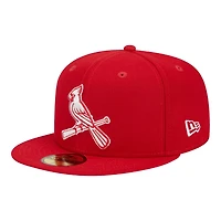 St. Louis Cardinals Red and White Alternate 2 Logo 2006 WS Patch Gray UV New Era 59FIFTY Fitted Hat