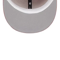 Atlanta Braves Red and White 2021 WS Patch Gray UV New Era 59FIFTY Fitted Hat