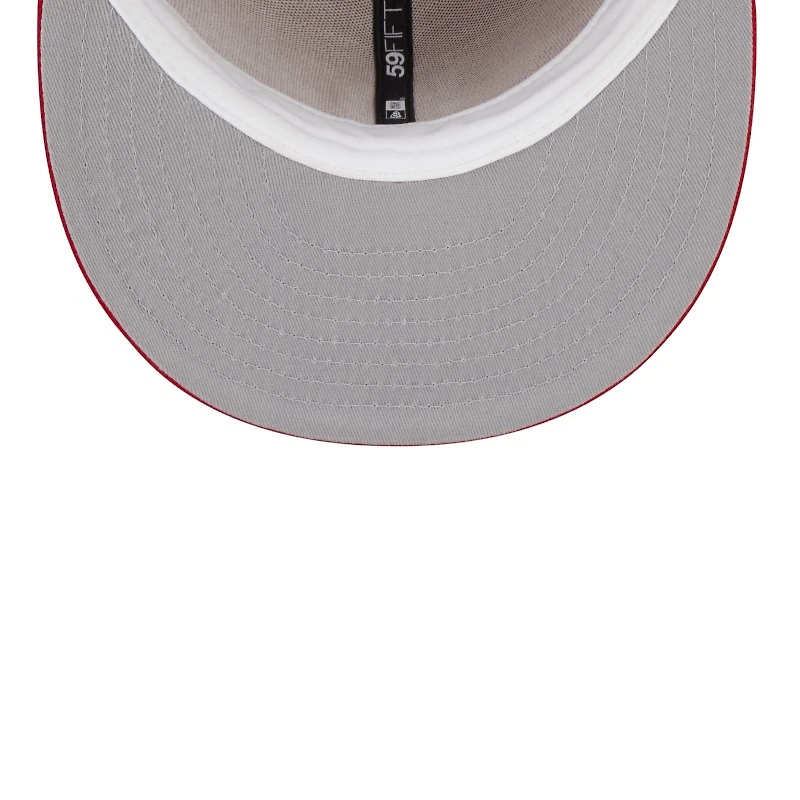 Baltimore Orioles Red and White 1993 ASG Patch Gray UV New Era 59FIFTY Fitted Hat