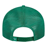 Philadelphia Eagles Green Mesh Trucker Low Profile New Era 9FIFTY Snapback Hat