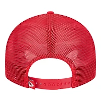 Kansas City Chiefs Red Mesh Trucker Low Profile New Era 9FIFTY Snapback Hat