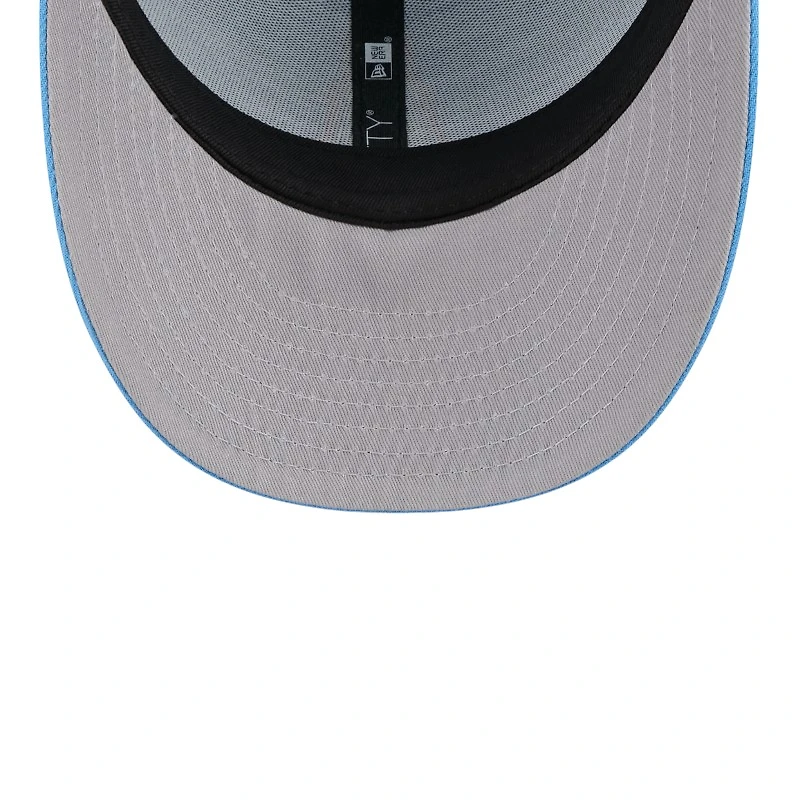 Houston Oilers Light Blue Mesh Trucker Low Profile New Era 9FIFTY Snapback Hat