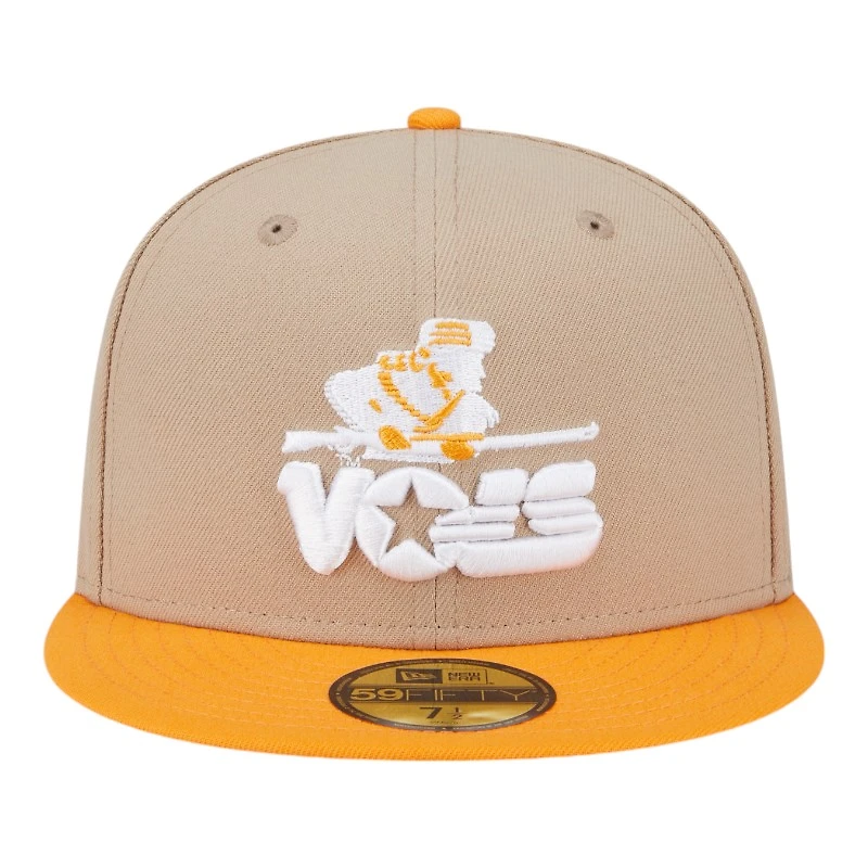 Tennessee Volunteers Camel Brown and Orange New Era 59FIFTY Fitted Hat
