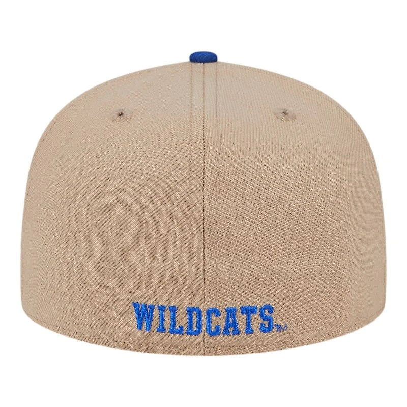 Kentucky Wildcats Camel Brown and Blue New Era 59FIFTY Fitted Hat