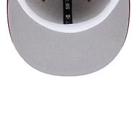 Alabama Crimson Tide Camel Brown and Red New Era 59FIFTY Fitted Hat