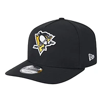 Pittsburgh Penguins Black NHL New Era 9FIFTY A-Frame Snapback Hat
