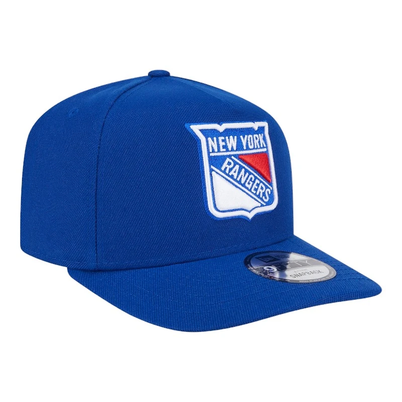 New York Rangers Royal Blue NHL New Era 9FIFTY A-Frame Snapback Hat