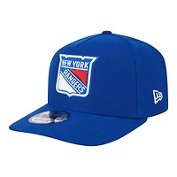 New York Rangers Royal Blue NHL New Era 9FIFTY A-Frame Snapback Hat