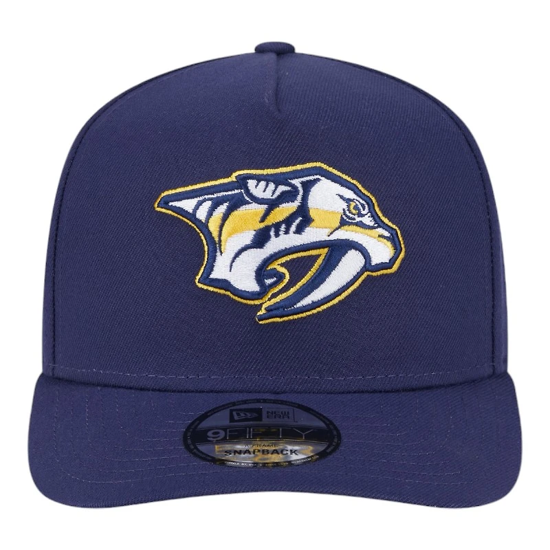 Nashville Predators Navy NHL New Era 9FIFTY A-Frame Snapback Hat