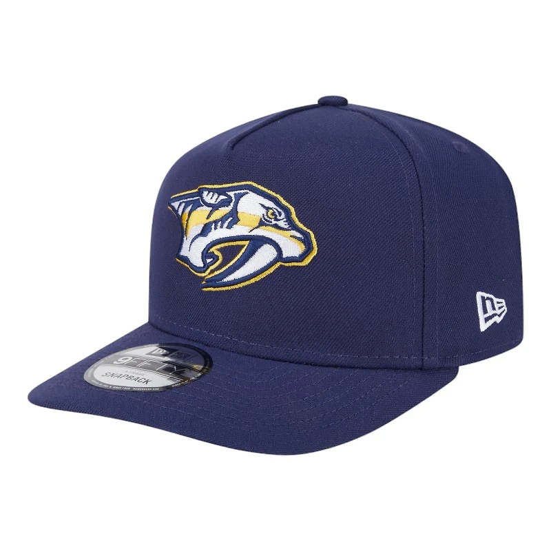 Nashville Predators Navy NHL New Era 9FIFTY A-Frame Snapback Hat