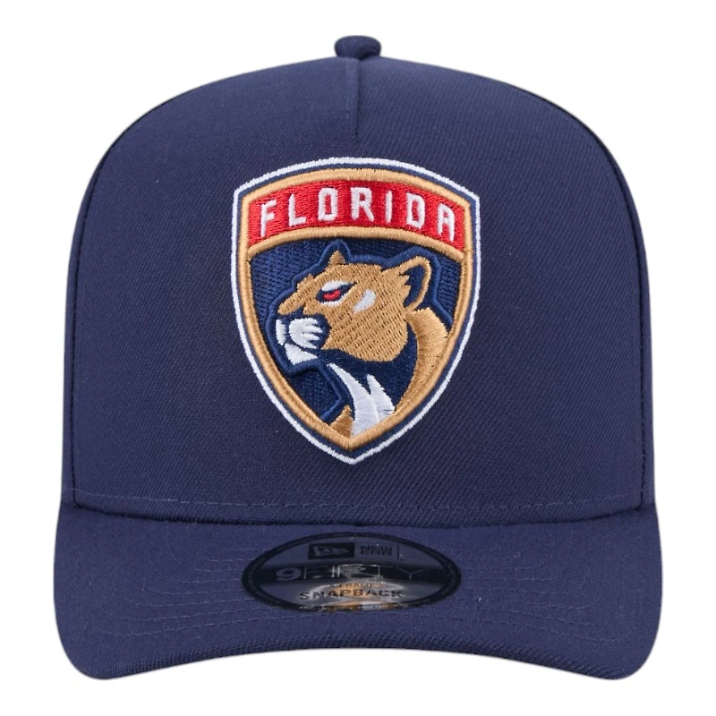 Florida Panthers Navy NHL New Era 9FIFTY A-Frame Snapback Hat