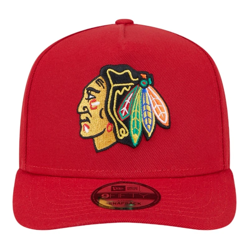 Chicago Blackhawks Red NHL New Era 9FIFTY A-Frame Snapback Hat