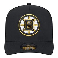 Boston Bruins Black NHL New Era 9FIFTY A-Frame Snapback Hat