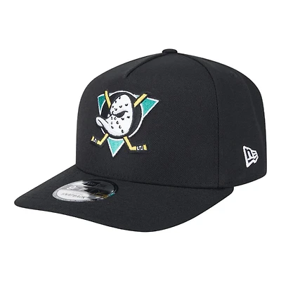 Anaheim Ducks Black NHL New Era 9FIFTY A-Frame Snapback Hat