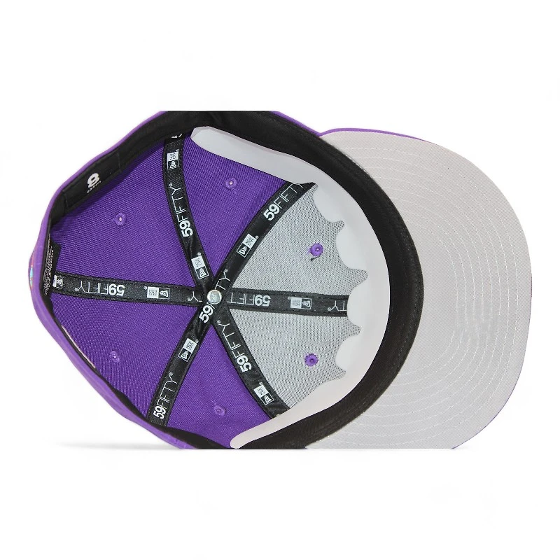 Arizona Diamondbacks Purple "DPM FittedHat Pack" 2001 World Series Patch Gray UV New Era 59Fifty Fitted Hat