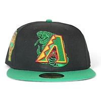 Arizona Diamondbacks Black "DPM FittedHat Pack" 1998 Inaugural Season Patch Gray UV New Era 59Fifty Fitted Hat