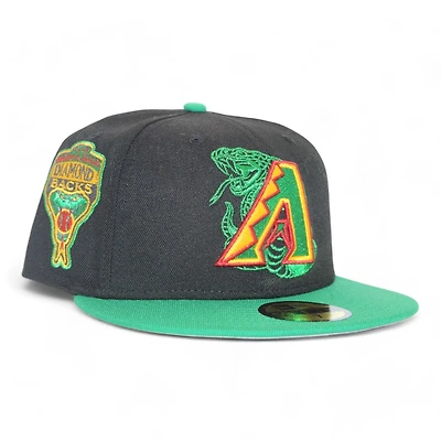 Arizona Diamondbacks Black "DPM FittedHat Pack" 1998 Inaugural Season Patch Gray UV New Era 59Fifty Fitted Hat