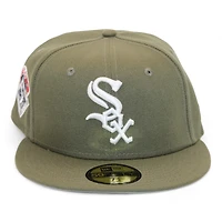 Chicago White Sox Olive "DPM FittedHat Pack" 1950 All Star Game Patch Gray UV New Era 59Fifty Fitted Hat