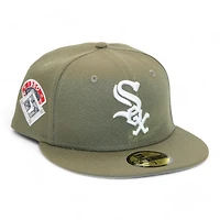 Chicago White Sox Olive "DPM FittedHat Pack" 1950 All Star Game Patch Gray UV New Era 59Fifty Fitted Hat