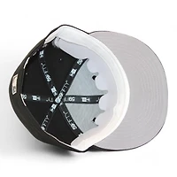 New York Mets Black "DPM FittedHat Pack" Metallic Shea Stadium Patch Gray UV Era 59Fifty Fitted Hat