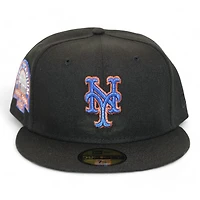 New York Mets Black "DPM FittedHat Pack" Blue Shea Stadium Patch Gray UV Era 59Fifty Fitted Hat