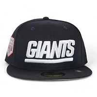 New York Giants Navy "DPM FittedHat Pack" Super Bowl XXV Patch Gray UV Era 59Fifty Fitted Hat