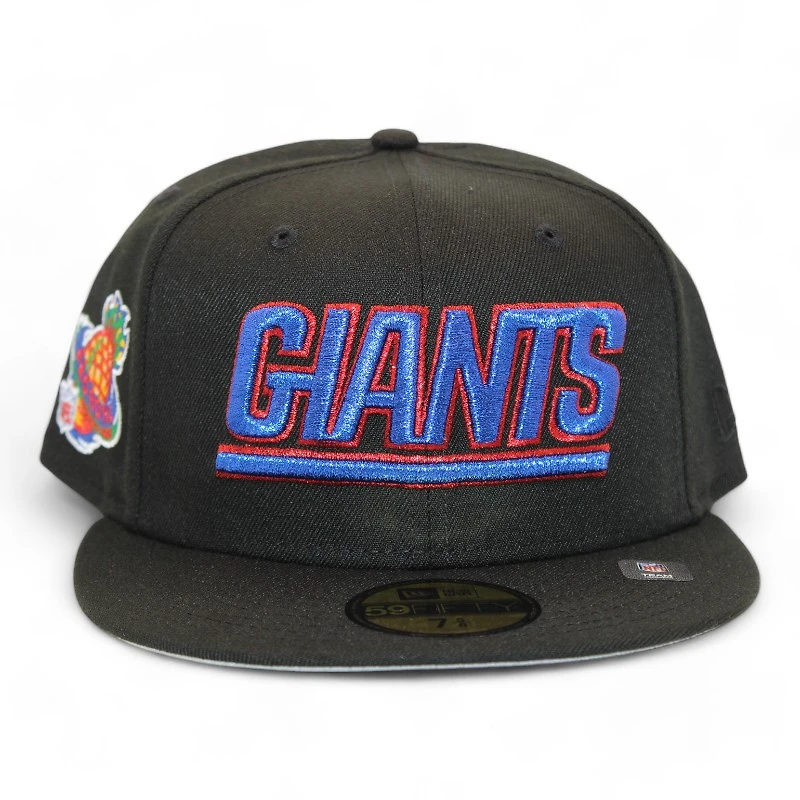 New York Giants Black "DPM FittedHat Pack" 1998 Pro Bowl Patch Gray UV Era 59Fifty Fitted Hat